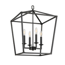  20703 - 4-Light Open Cage Entry - MB